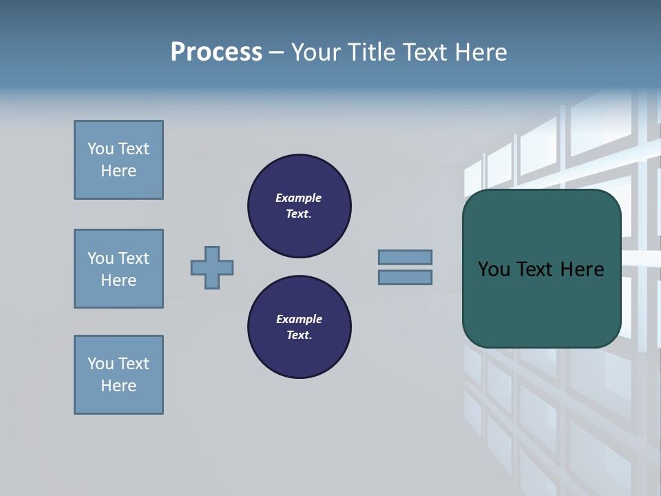 Light Apartment Seat PowerPoint Template