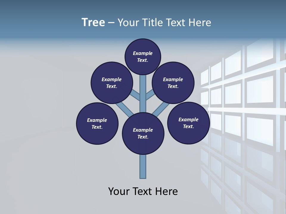 Light Apartment Seat PowerPoint Template