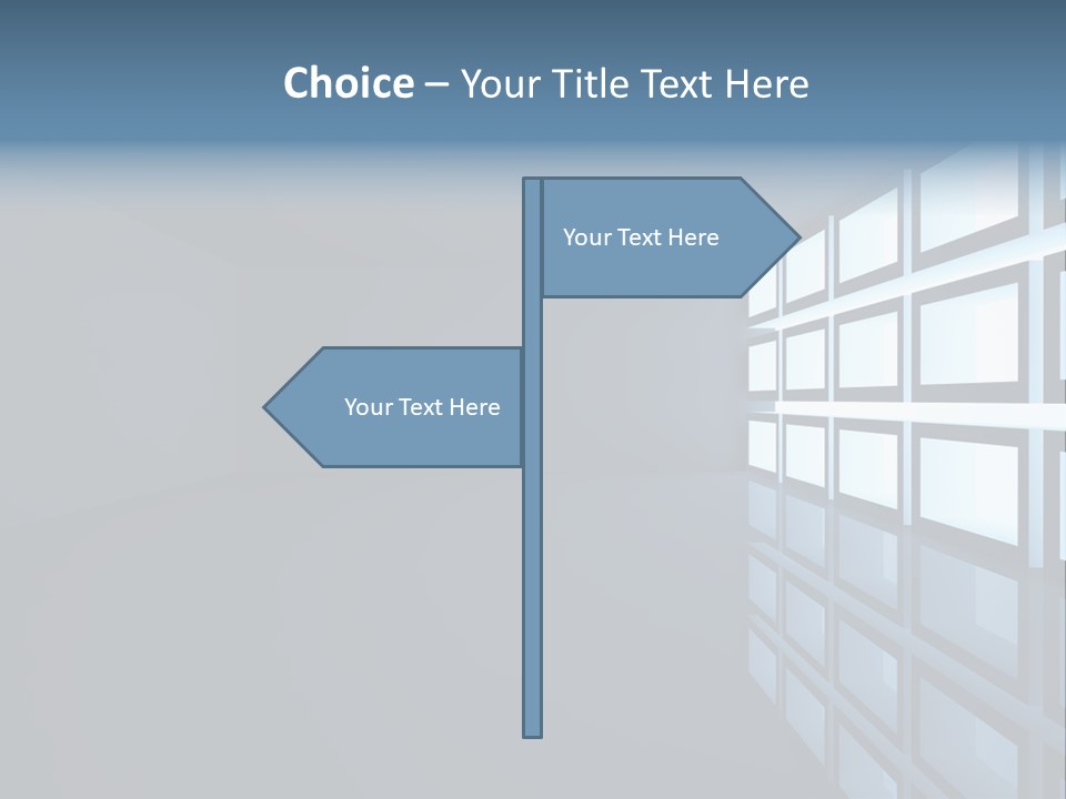 Light Apartment Seat PowerPoint Template