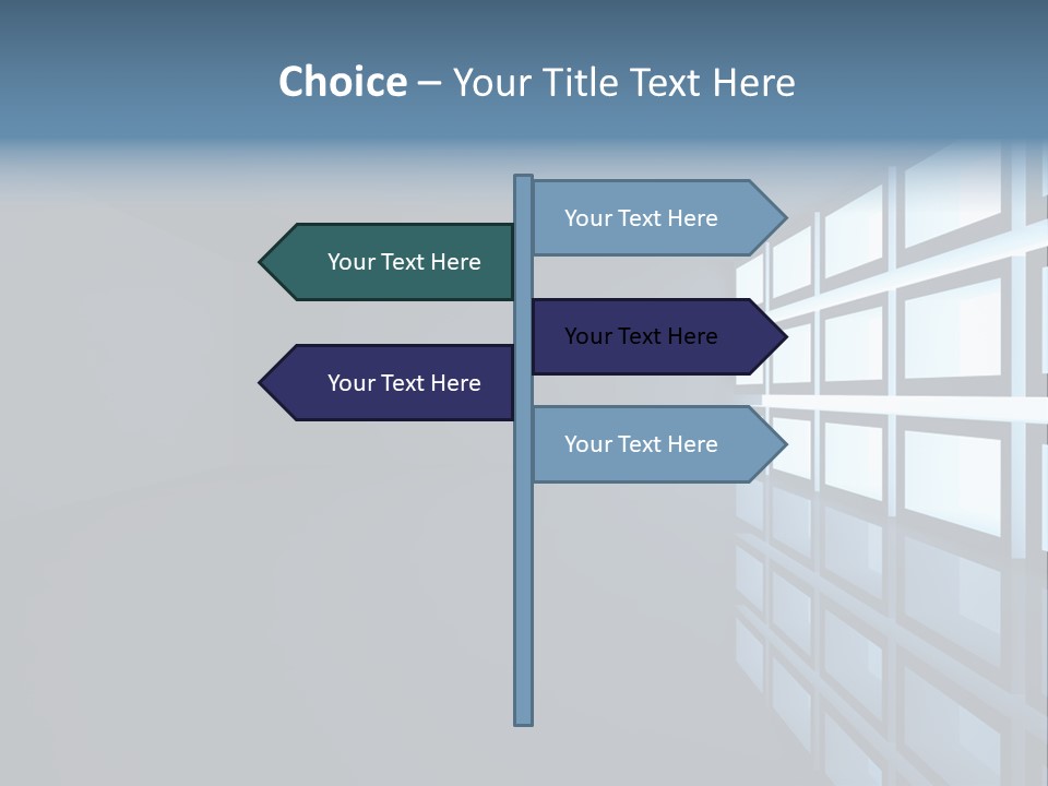Light Apartment Seat PowerPoint Template