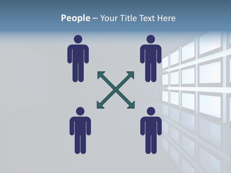 Light Apartment Seat PowerPoint Template