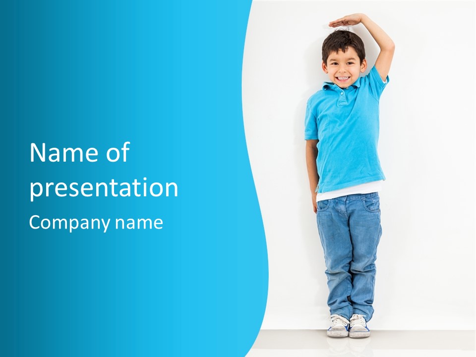 Preschooler Mark Hispanic PowerPoint Template