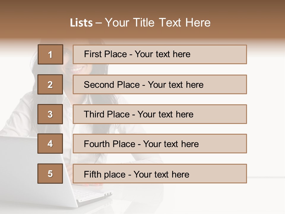 Make Up Information Model PowerPoint Template