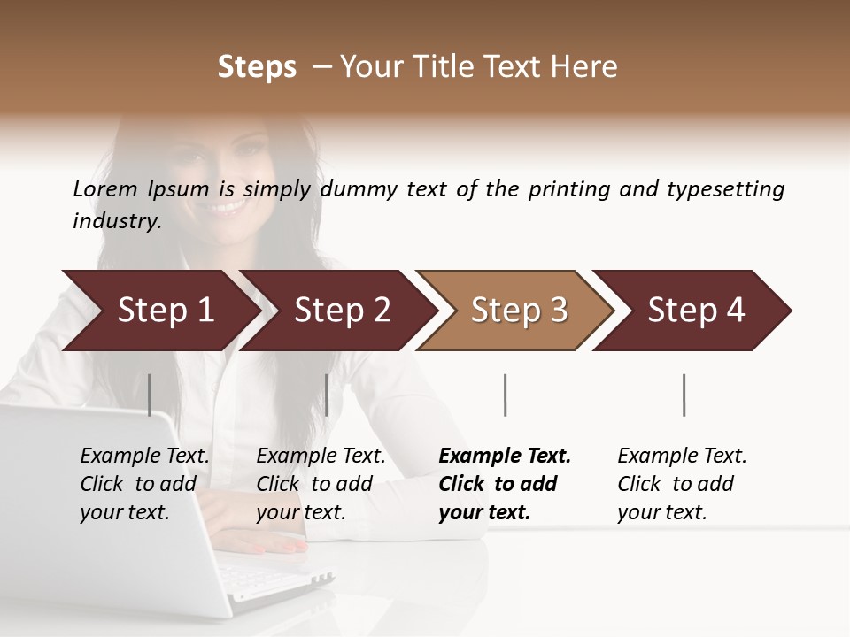 Make Up Information Model PowerPoint Template