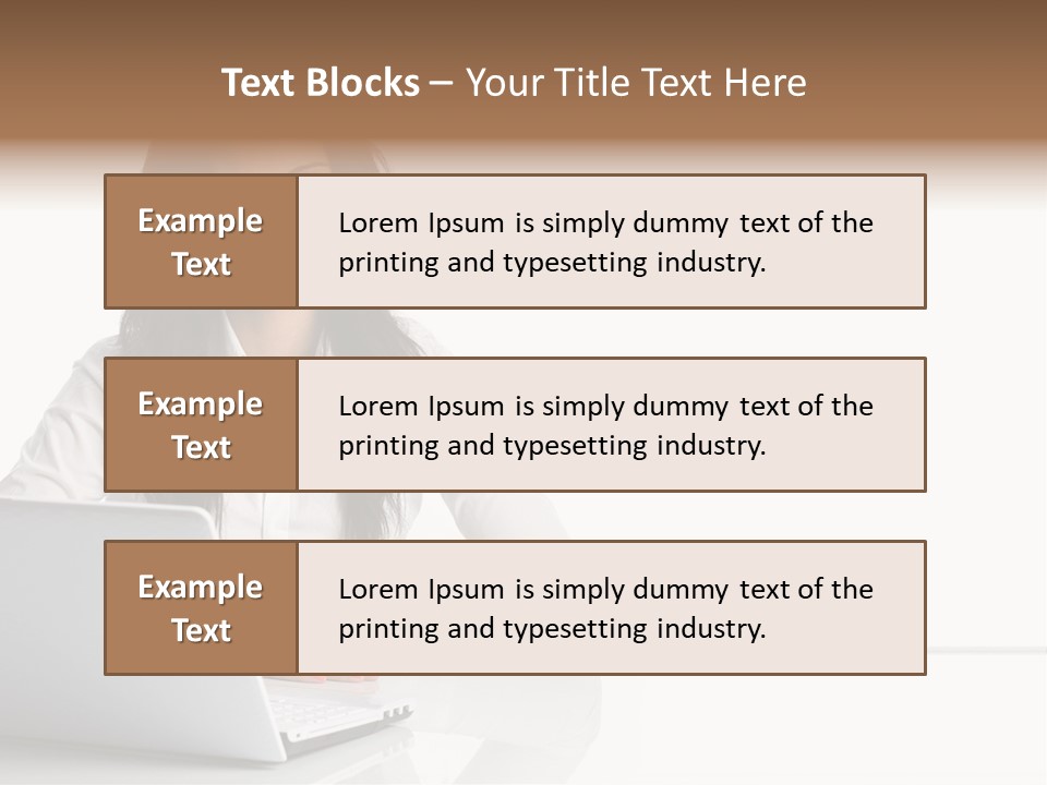 Make Up Information Model PowerPoint Template