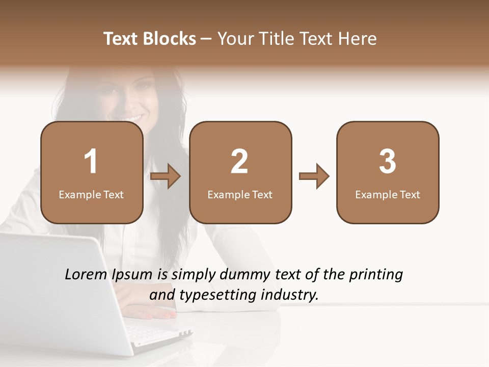 Make Up Information Model PowerPoint Template