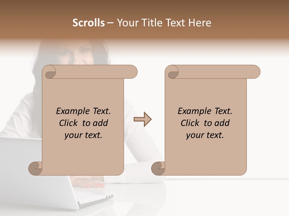 Make Up Information Model PowerPoint Template