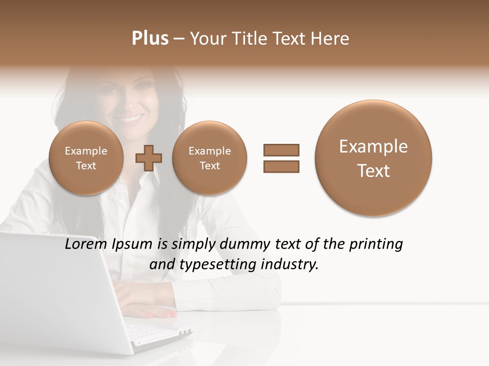 Make Up Information Model PowerPoint Template