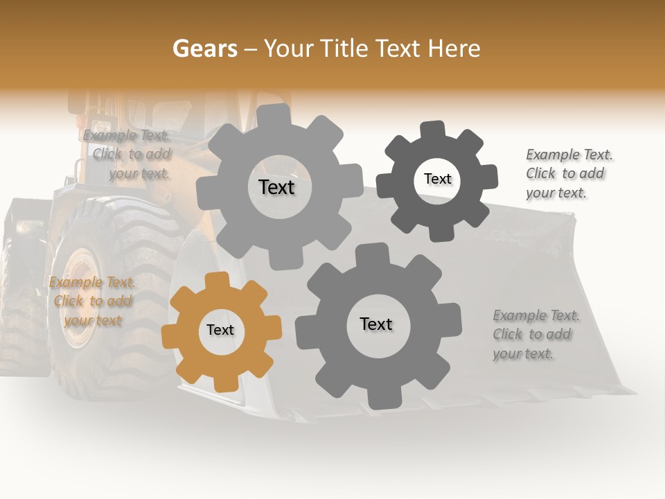 Bagger Big Dredge PowerPoint Template