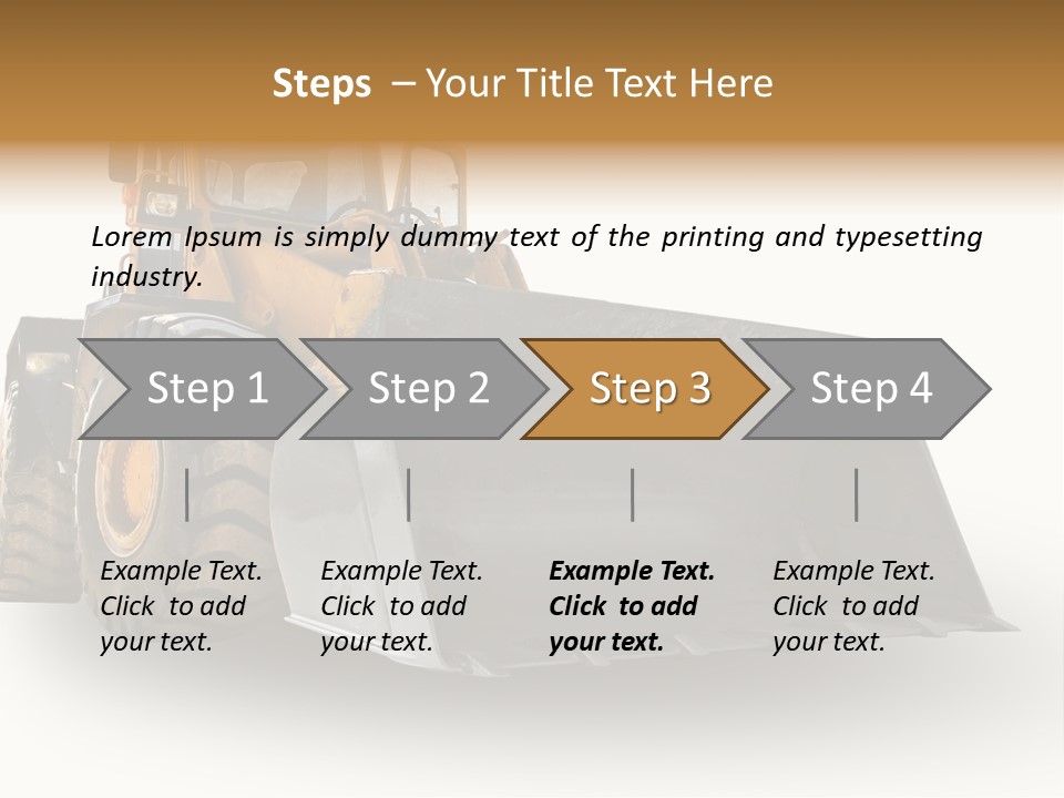 Bagger Big Dredge PowerPoint Template