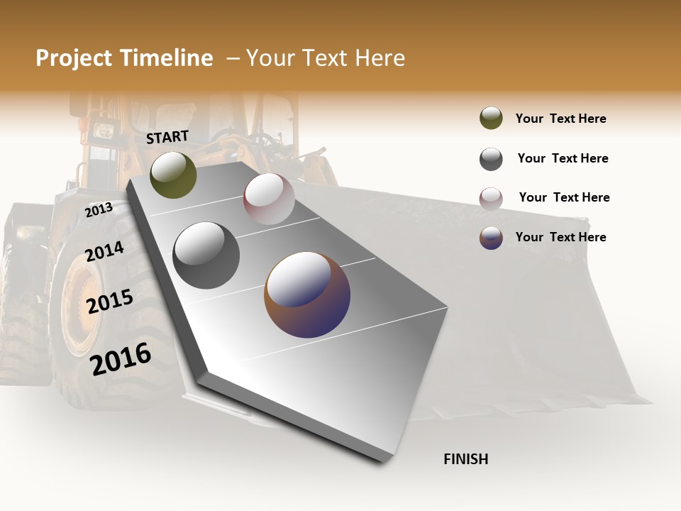 Bagger Big Dredge PowerPoint Template