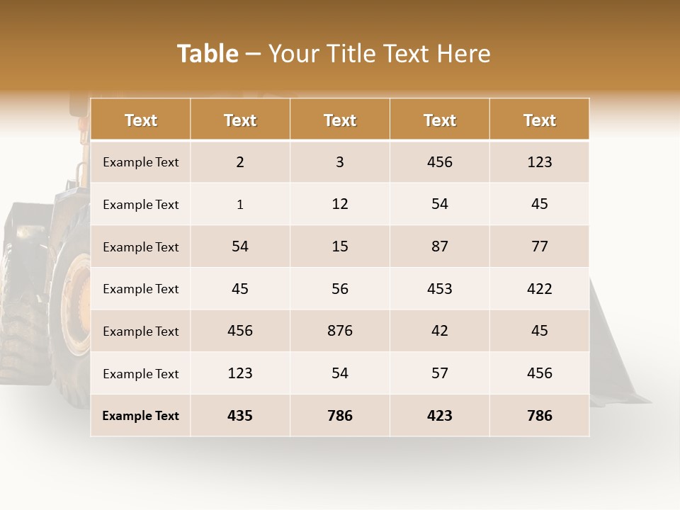 Bagger Big Dredge PowerPoint Template