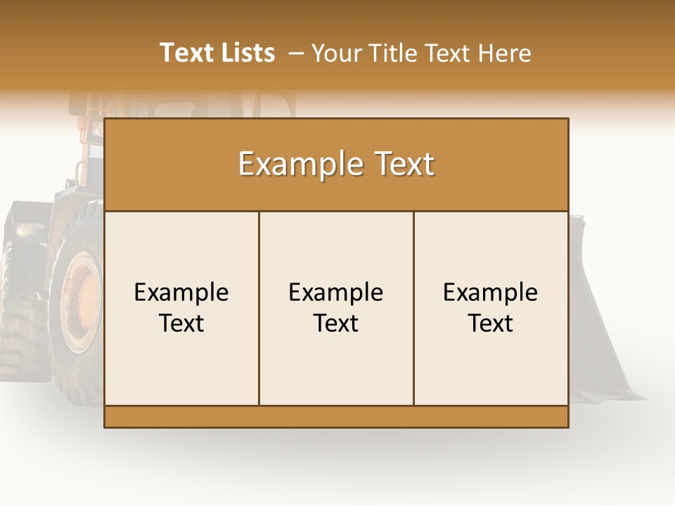 Bagger Big Dredge PowerPoint Template