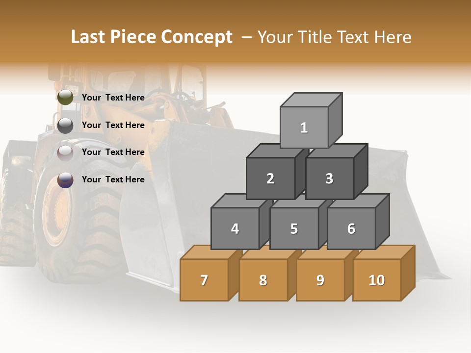 Bagger Big Dredge PowerPoint Template