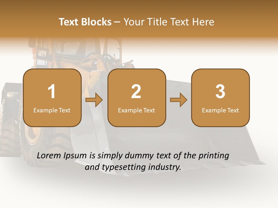 Bagger Big Dredge PowerPoint Template