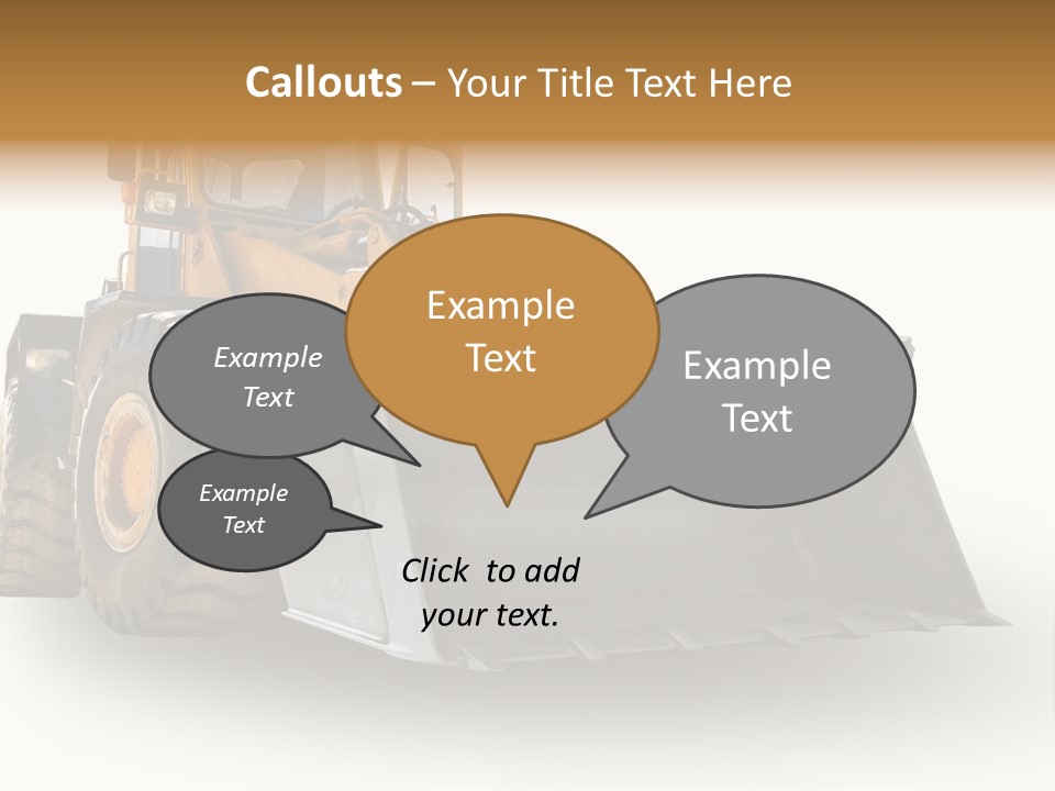 Bagger Big Dredge PowerPoint Template
