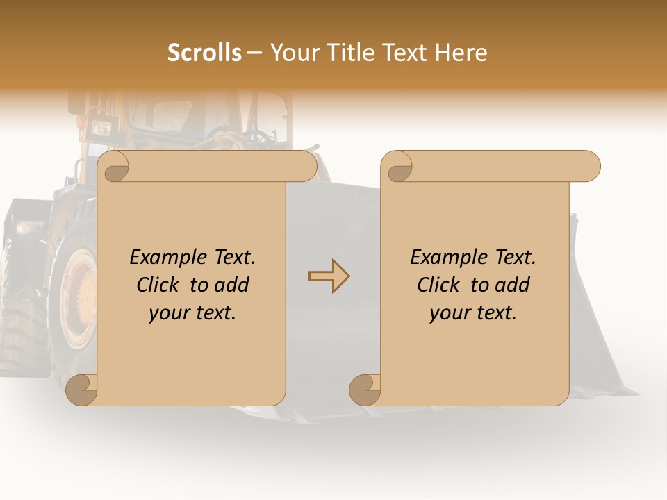 Bagger Big Dredge PowerPoint Template
