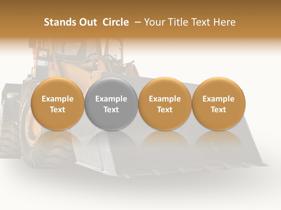 Bagger Big Dredge PowerPoint Template