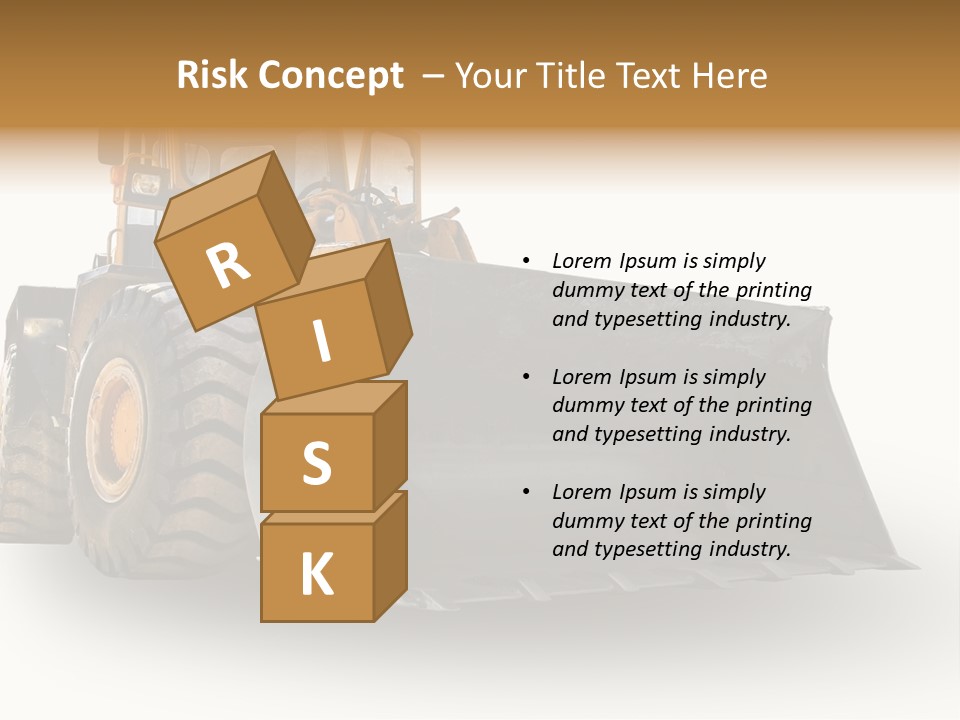 Bagger Big Dredge PowerPoint Template