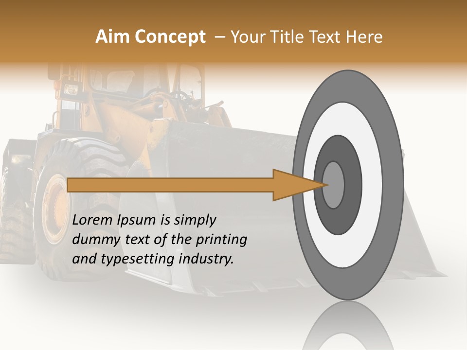 Bagger Big Dredge PowerPoint Template