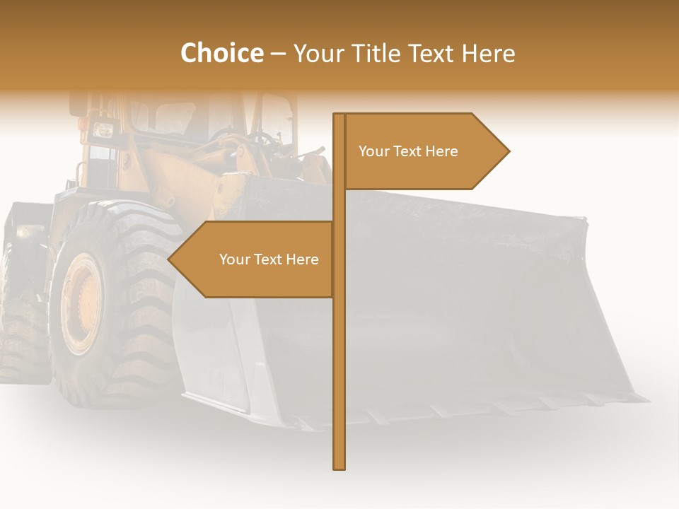 Bagger Big Dredge PowerPoint Template