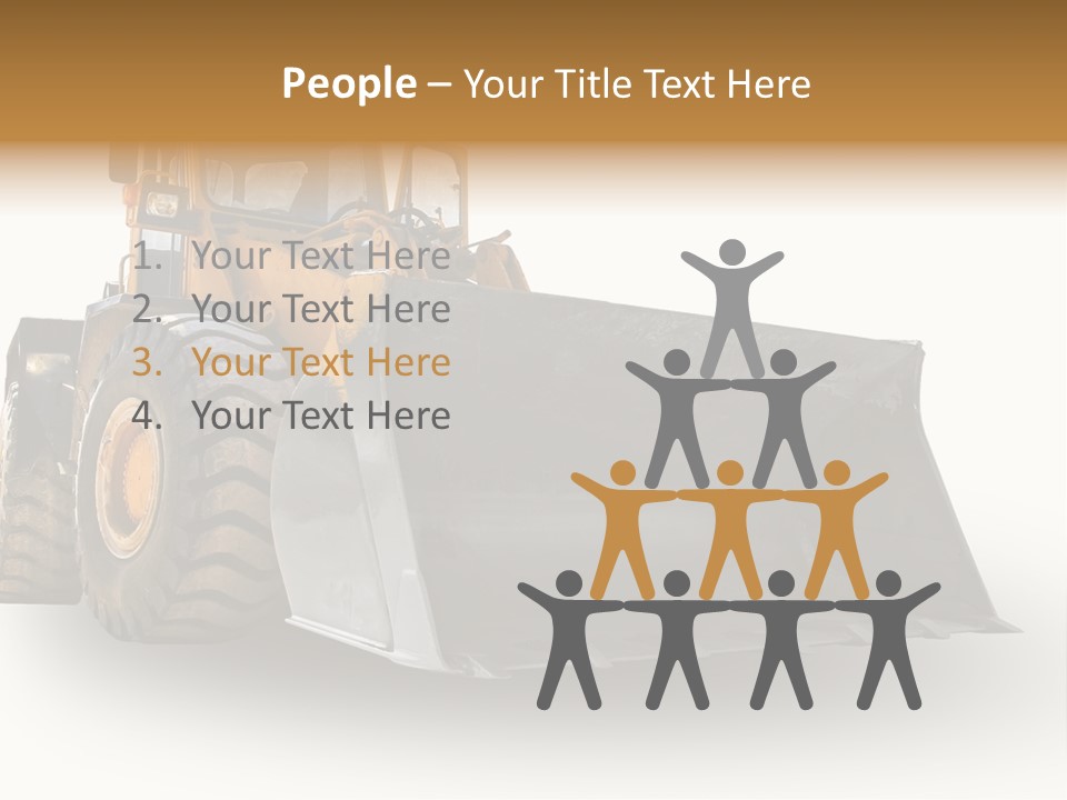 Bagger Big Dredge PowerPoint Template