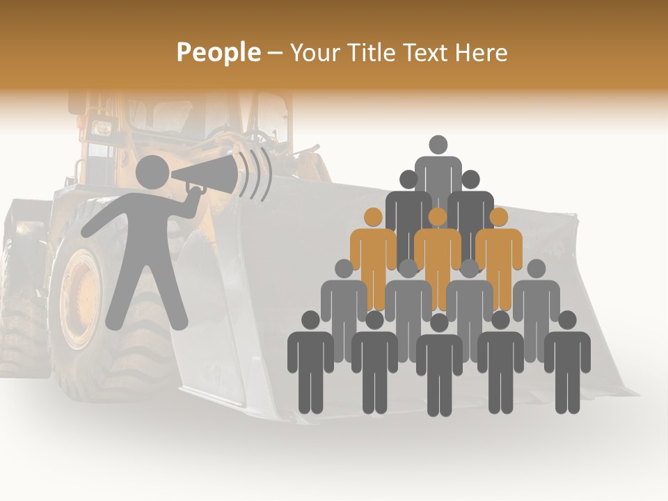 Bagger Big Dredge PowerPoint Template