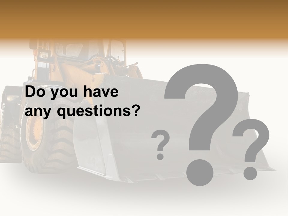 Bagger Big Dredge PowerPoint Template