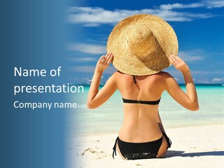 Beach Tropical Sexy PowerPoint Template