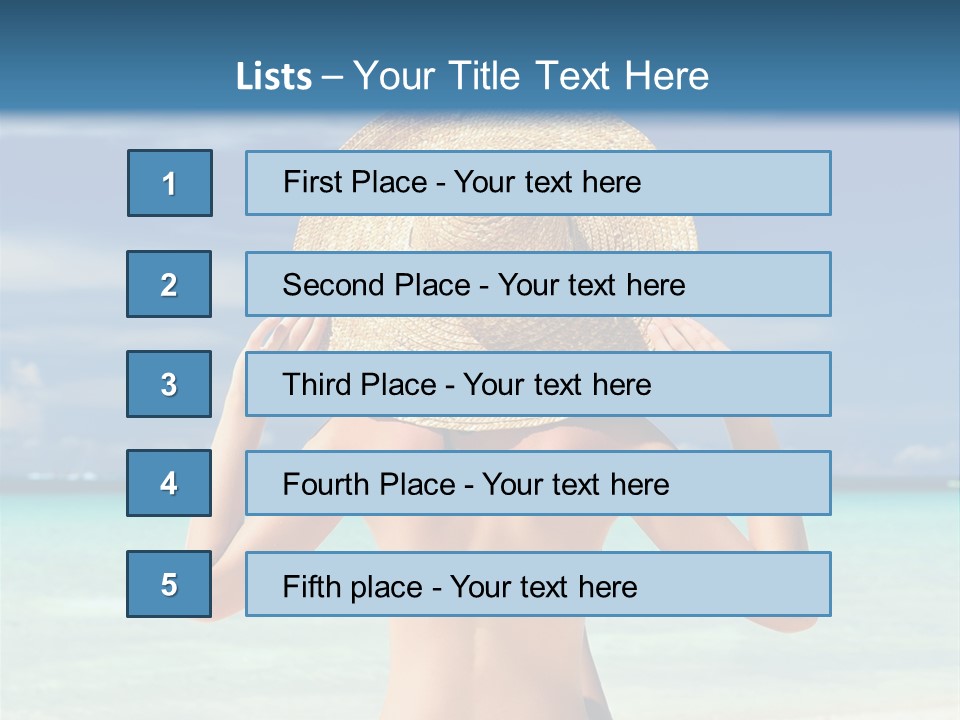 Beach Tropical Sexy PowerPoint Template