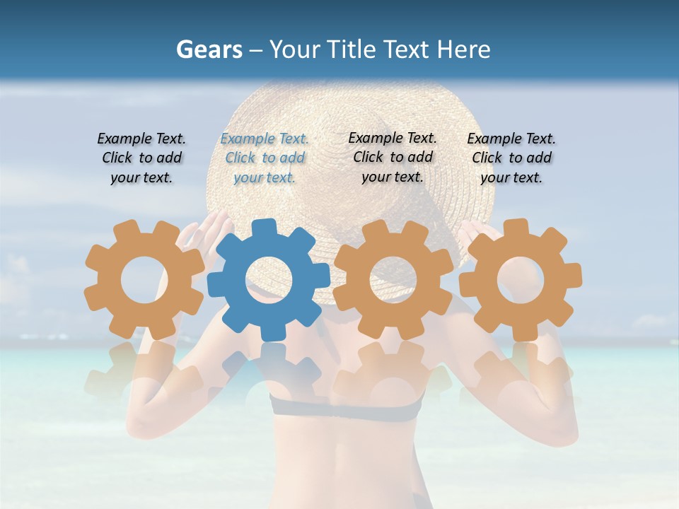 Beach Tropical Sexy PowerPoint Template