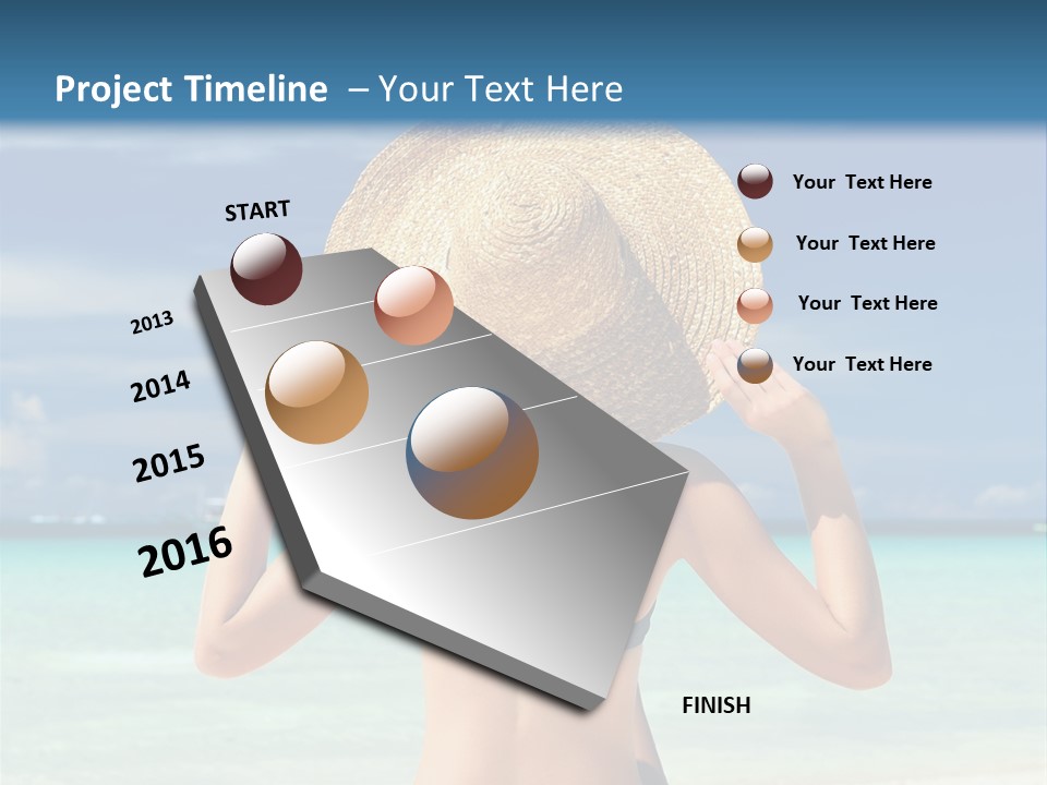 Beach Tropical Sexy PowerPoint Template