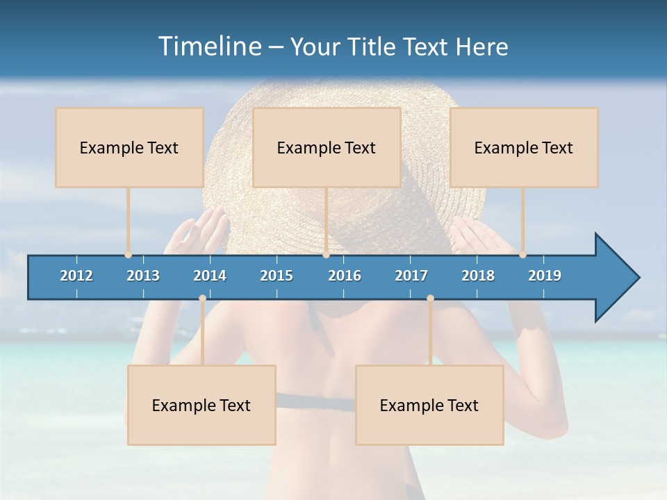 Beach Tropical Sexy PowerPoint Template