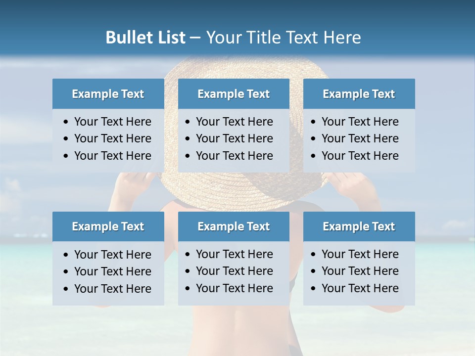 Beach Tropical Sexy PowerPoint Template