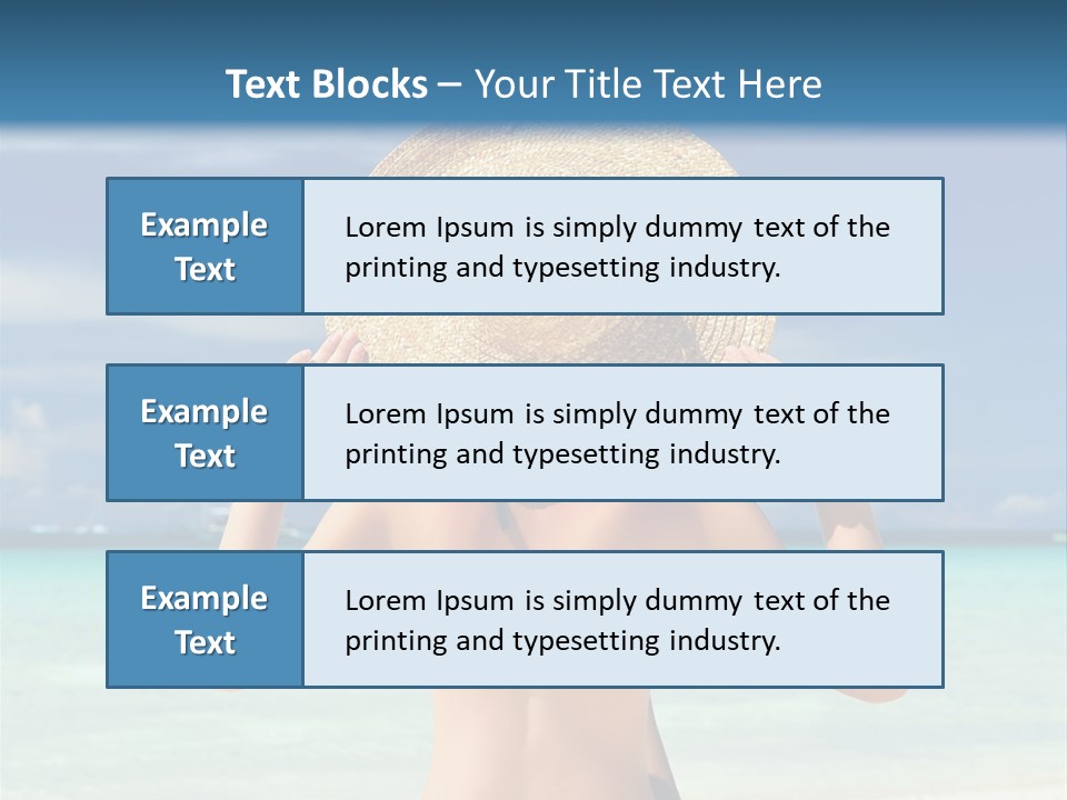 Beach Tropical Sexy PowerPoint Template