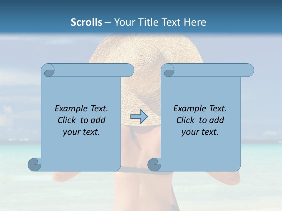 Beach Tropical Sexy PowerPoint Template