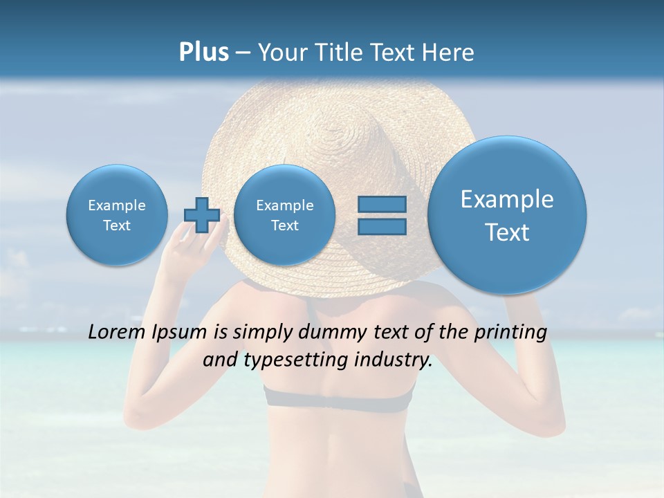 Beach Tropical Sexy PowerPoint Template