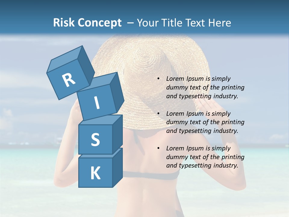 Beach Tropical Sexy PowerPoint Template