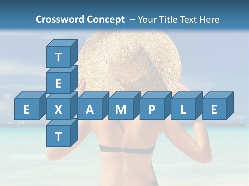 Beach Tropical Sexy PowerPoint Template