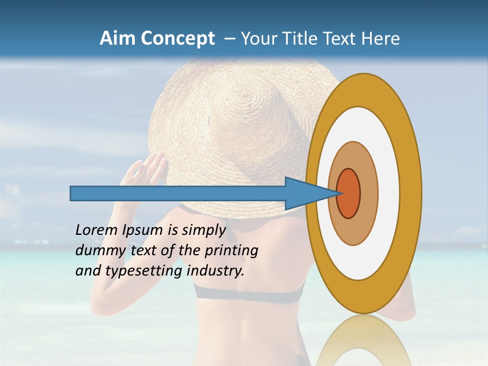 Beach Tropical Sexy PowerPoint Template