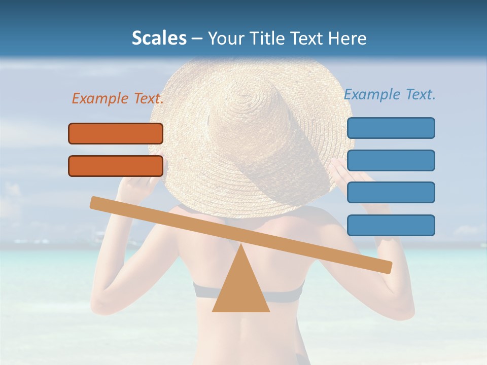 Beach Tropical Sexy PowerPoint Template