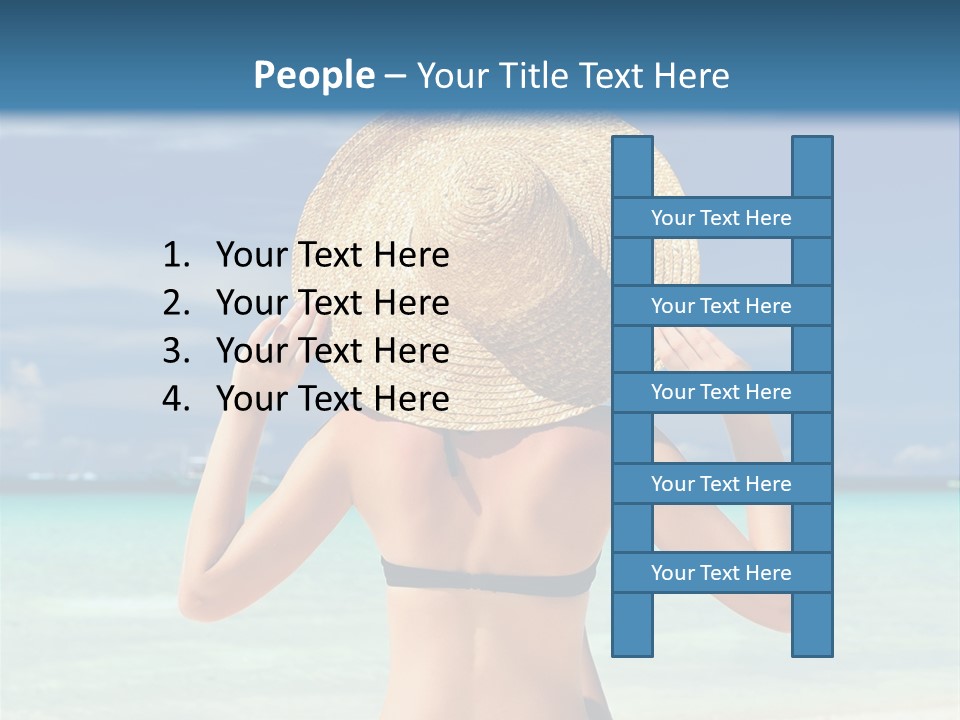 Beach Tropical Sexy PowerPoint Template