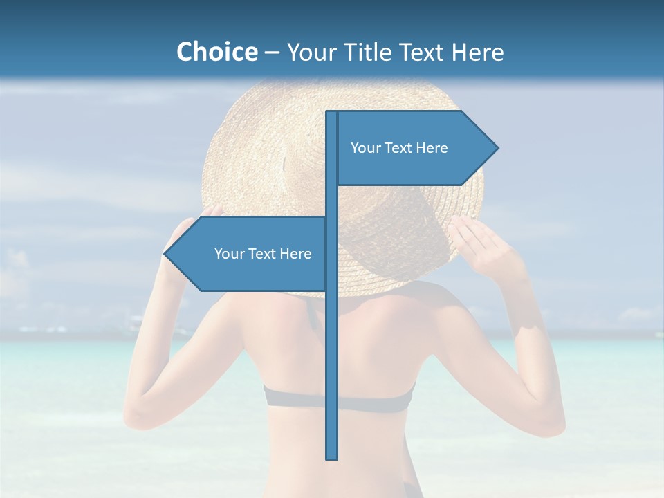 Beach Tropical Sexy PowerPoint Template