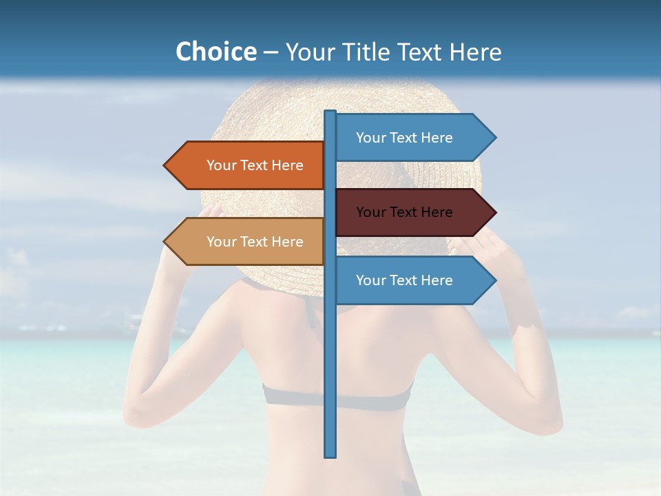Beach Tropical Sexy PowerPoint Template