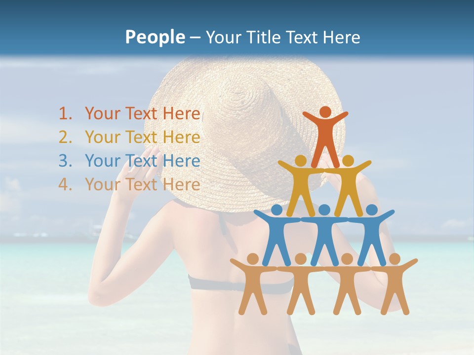 Beach Tropical Sexy PowerPoint Template