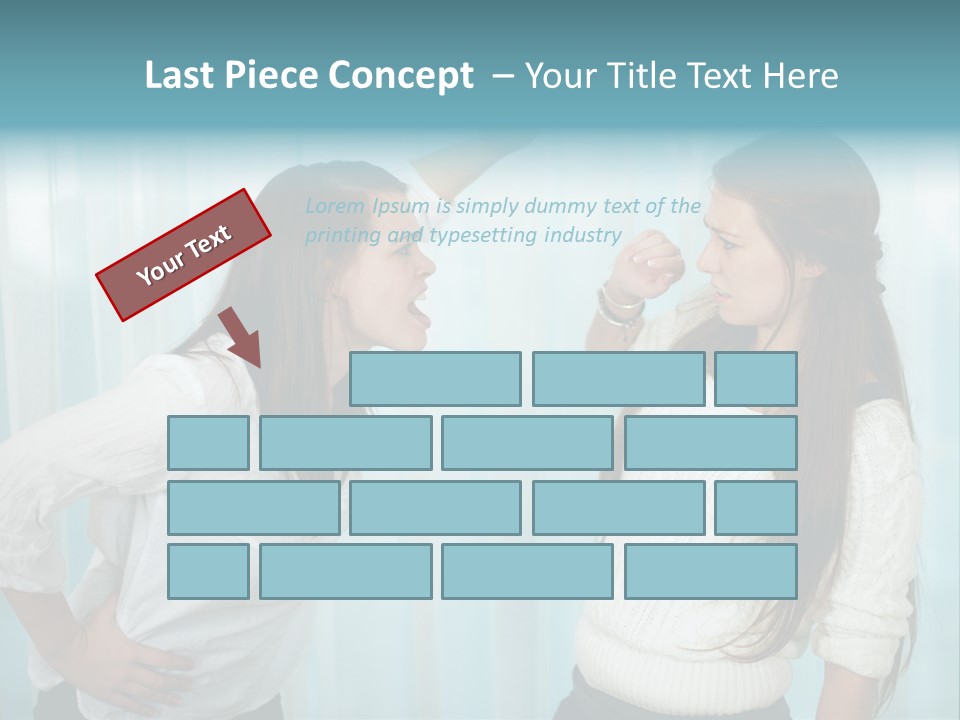 Rivalry Anger Emotional PowerPoint Template