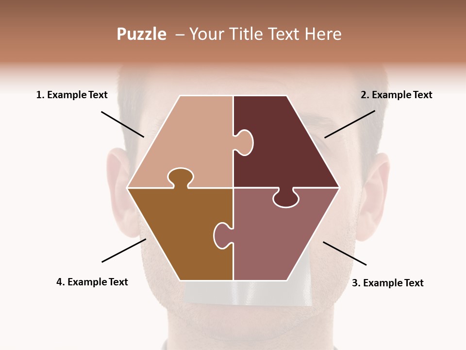 Silent Secrecy Help PowerPoint Template