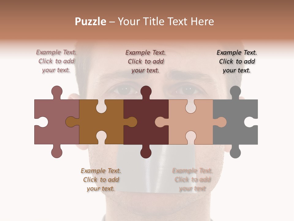 Silent Secrecy Help PowerPoint Template