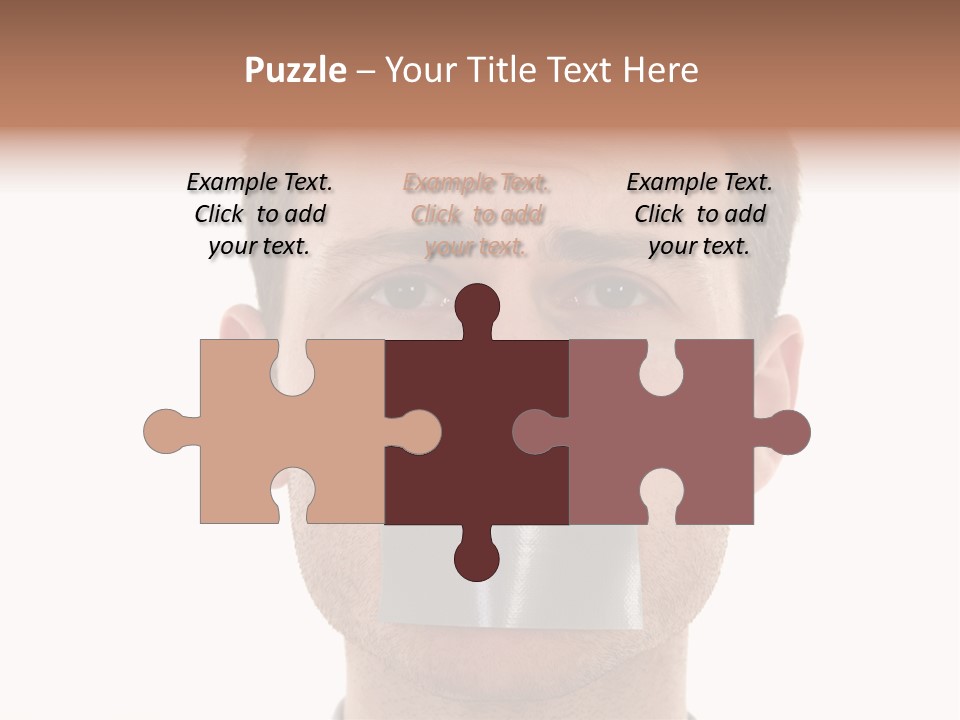Silent Secrecy Help PowerPoint Template