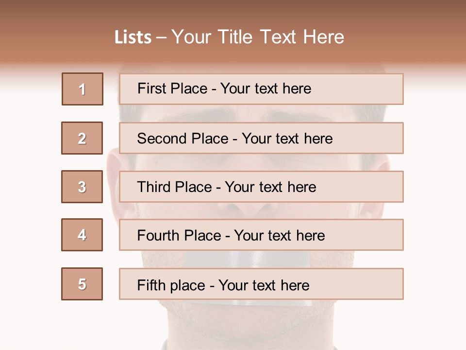 Silent Secrecy Help PowerPoint Template